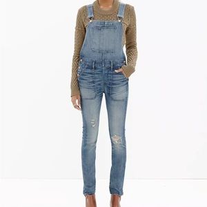 Madewell Denim Overalls Skinny Leg